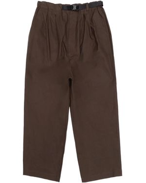 Comme des Garçons Comme Des Garçons Homme Clip Buckle Pants - Brown