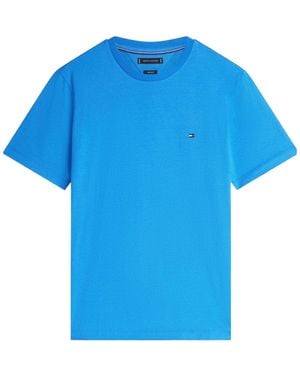 Tommy Hilfiger Logo Short Sleeve T-Shirt - Blue