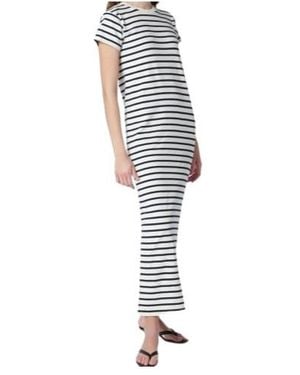Anine Bing Short Sleeve Dress - Blue