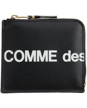 Comme des Garçons Zippered Card Holder - Black