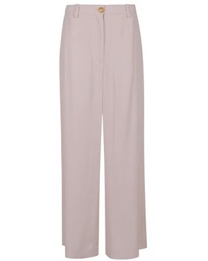 Balmain Wide-Leg High-Waist Pants - Multicolor