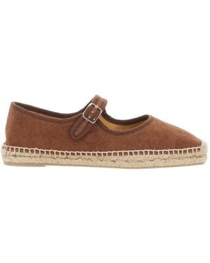 Castañer Castaer Padua Buckled Flat Shoes - Brown