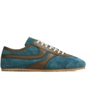 Dries Van Noten Suede Sneakers - Green