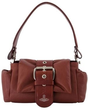 Vivienne Westwood Hazel Treasure Shoulder Bag - Red