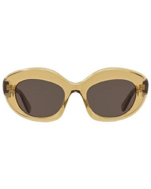 Loewe Curvy Cat-Eye Frame Sunglasses - Green