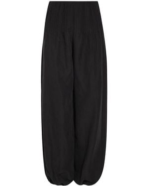 Vince Comfortable Woven Pants - Black