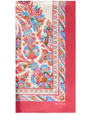 Etro Scarf-Style Swim Bottoms - Red
