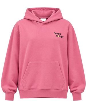 Barrow Teddy-Bear Print Hoodie - Pink