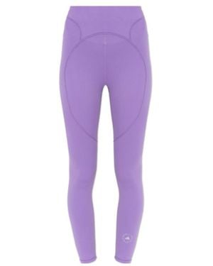 adidas By Stella McCartney Logo Printed Training Leggings - Purple