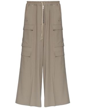 Rick Owens Wide-Leg Cargo Trousers - Grey