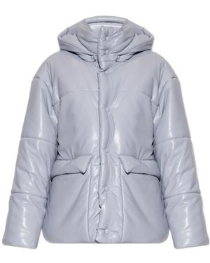 Nanushka Hooded Puffer Jacket - Blue