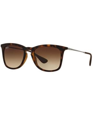 Ray-Ban Logo Details Sunglasses - Brown