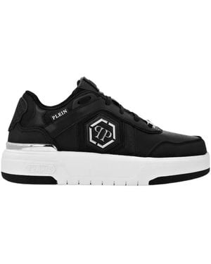 Philipp Plein Lo-Top Trainers Sk8R Plein Low - Black