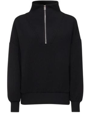 Varley Half-Zip Stand-Up Collar Sweatshirt - Black