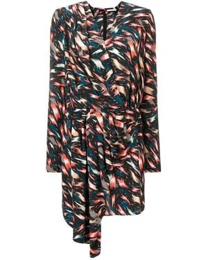 Givenchy Asymmetric Printed Dress - White
