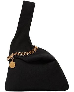 Stella McCartney Asymmetric Wristlet Bag - Black