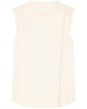 Dries Van Noten Crew Neck Vest - White