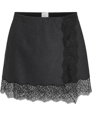 Dior Straight Miniskirt - Black