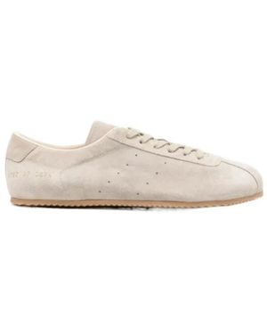 Common Projects Lace-Up Suede Sneakers - White