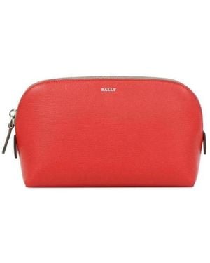 Bally Zipper Purse - Red
