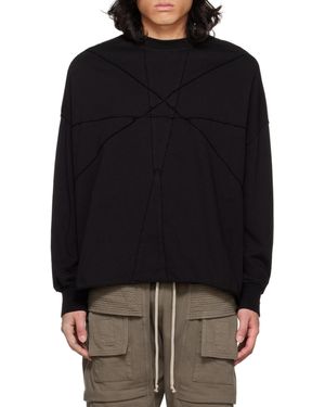 Rick Owens Drkshdw Stitch-Detail Sweatshirt - Black