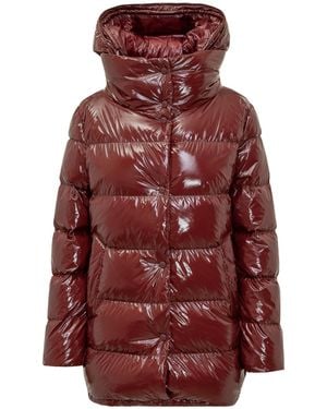 Herno Stylish Padded Down Jacket With Hood - Red