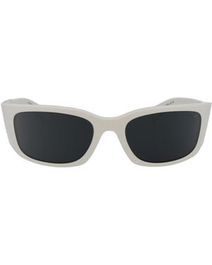 Prada Eyewear Butterfly Frame Sunglasses - White