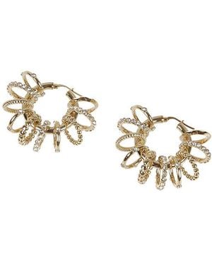 AMINA MUADDI Multi-Loop Earrings - Metallic
