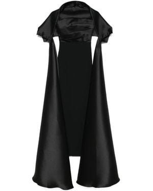 Solace London Maxi Dress Real - Black