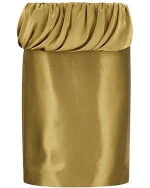 Ferragamo Ferragamo Liquid Skirt - Green