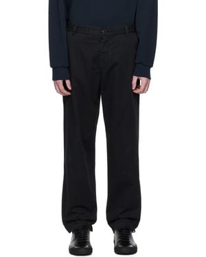 A.P.C. Button-Closure Straight-Leg Trousers - Black