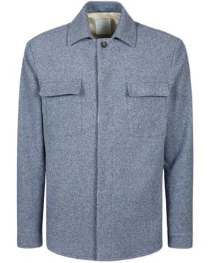 Eleventy Long-Sleeve Jacket - Blue