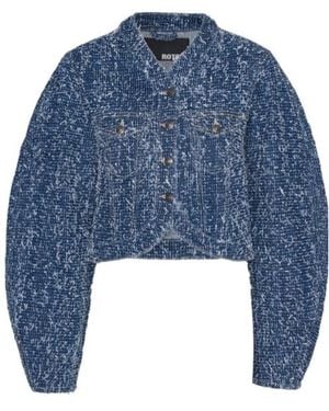 ROTATE BIRGER CHRISTENSEN Denim Jacket - Blue