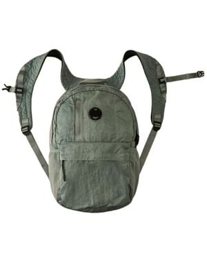 C.P. Company Lens Detailed Zipped Backpack - Green