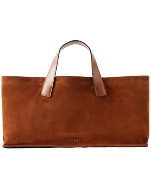 STAUD Rectangular Tote Bag - Brown