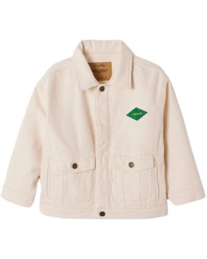 American Vintage Logo-Patch Jacket - Natural