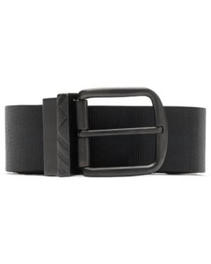 Burberry Reversible Check Pin Belt - Black