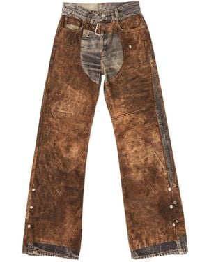 Acne Studios Belt Loop Jeans - Brown