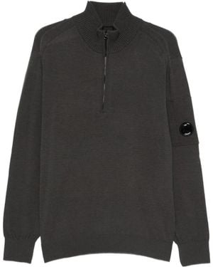 C.P. Company Half-Zip Jumper - Black