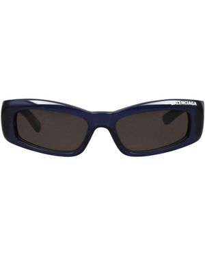 Balenciaga Rectangular Plastic Frame Glasses - White