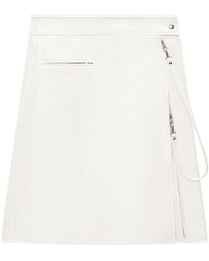 Courreges Courrèges Zipped Midi Skirt - White