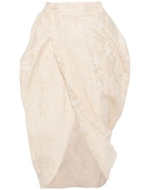 Uma Wang Cross Skirt - White