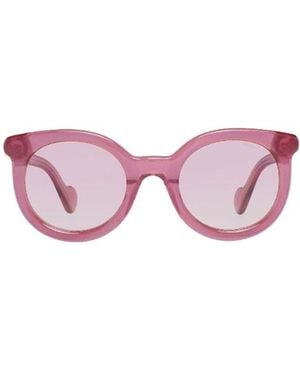 Moncler Eyewear Round Frame Sunglasses - Pink