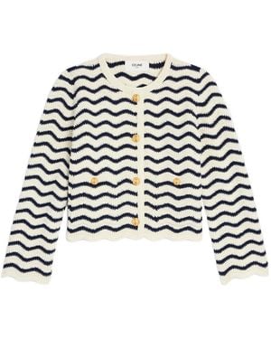 Celine Cardigan Jacket - White