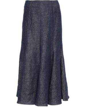 Gabriela Hearst Linen Maxi Skrit - Blue