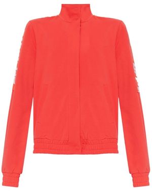 Off-White c/o Virgil Abloh Logo Strap Lightweight Jacket - Red