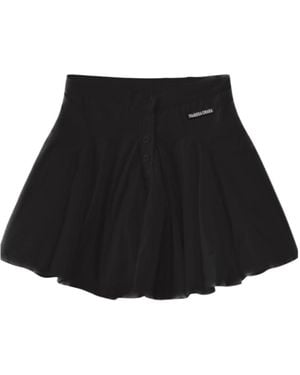 Marissa Chiara Button Skirt - Black