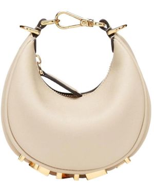 Fendi Nano Graphy Tote Bag - Natural