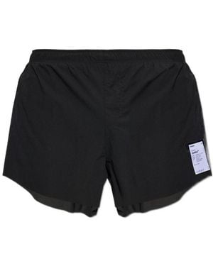 Satisfy Elastic Waist Shorts - Black