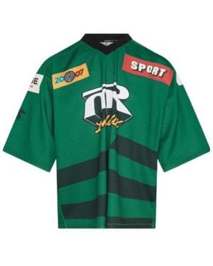 Martine Rose Hockey Mesh T-Shirt - Green